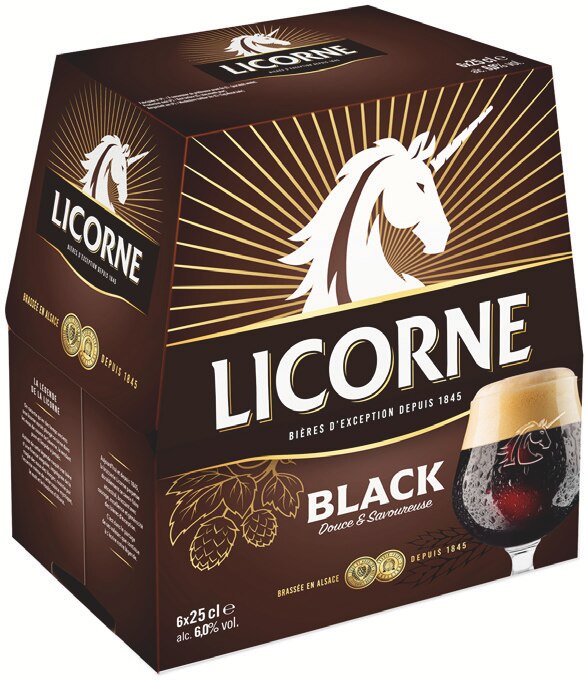 LICORNE Bière Black Licorne