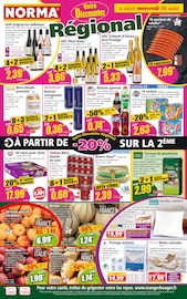 Prospectus Discount Alimentaire Norma en cours à Offemont et alentours, "Votre Discounter Régional", 12 pages, 06/08/2025 - 12/08/2025 Catalogue Discount Alimentaire Norma en cours à Offemont et alentours, "Votre Discounter Régional", 12 pages, 06/08/2025 - 12/08/2025