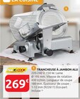 Rural Master Hinx - Promo Trancheuse à jambon alu Promo Trancheuse à jambon alu à 269,00 € dans le catalogue Rural Master à Hinx