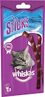 Sticks - Whiskas en promo à 3,38 € chez Maxi Zoo Sticks - Whiskas dans le catalogue Maxi Zoo