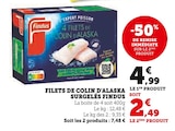 Filets de colin d'Alaska surgelés - Findus en promo chez Super U Filets de colin d'Alaska surgelés - Findus dans le catalogue Super U