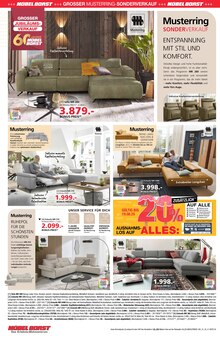 Sofa im aktuellen Möbel Borst Prospekt (Ulm) Sofa im Möbel Borst Prospekt "JUBILÄUMSVERKAUF" mit 12 Seiten (Ulm)