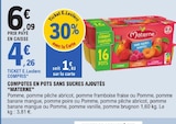 Compotes en pots sans sucres ajoutés - MATERNE dans le catalogue E.Leclerc