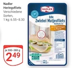 Heringsfilets im Angebot bei GLOBUS in Krefeld Heringsfilets Angebote von Nadler bei GLOBUS Krefeld für 2,49 €