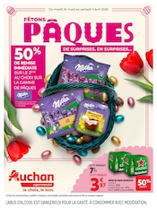 Catalogue Supermarchés Auchan Supermarché en cours à Louviers et alentours, "FÊTONS PÂQUES", 36 pages, 24/03/2026 - 04/04/2026