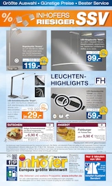 Aktueller Möbel Inhofer Prospekt mit LED-Lampe, "Wohntrends zum Mitnehmen", Seite 12