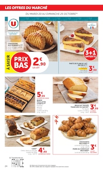 Promotion Gâteau Au Chocolat dans le prospectus Super U, valable du 20/10/2026 au 01/11/2026 Promo Gâteau Au Chocolat dans le catalogue Super U du moment à la page 24