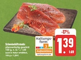 Aktuelles Schweinehüftsteaks Angebot bei EDEKA in Fürth ab 1,39 €