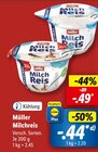 Milchreis von Müller für 0,49 € bei Lidl im Angebot Milchreis von Müller im aktuellen Lidl Prospekt