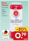 Pilsener im Angebot bei Netto Marken-Discount in Voerde Pilsener Angebote von König bei Netto Marken-Discount Voerde für 0,79 €