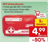 KFZ-Verbandtasche im Angebot bei Netto Marken-Discount in Bad Homburg KFZ-Verbandtasche Angebote bei Netto Marken-Discount Bad Homburg für 4,99 €