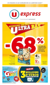 Catalogue U Express à Lille cette semaine, valable du 13/01/2026 au 25/01/2026 Prospectus U Express à Lille, "U Express", 16 pages de promos valables du 13/01/2026 au 25/01/2026