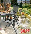 Aluminium-Klappsessel Modell „Houston“ von LIVARNO im aktuellen Lidl Prospekt für 34,99 €