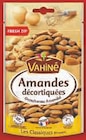 Promo -50% de remise immédiate sur le 2ème produit identique sur la gamme amandes Vahine à  dans le catalogue Super U à Port Joinville