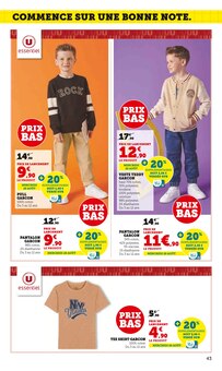 Promotion Pull dans le prospectus Hyper U, valable du 12/08/2025 au 07/09/2025 Promo Pull dans le catalogue Hyper U du moment à la page 43