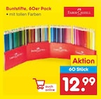 Buntstifte, 60er Pack von Faber-Castell im aktuellen Netto Marken-Discount Prospekt für 12,99 €