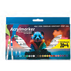 24er-Pack Acrylmarker