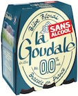 Bière sans alcool - La Goudale en promo à 3,30 € chez Supermarchés Match Bière sans alcool - La Goudale dans le catalogue Supermarchés Match