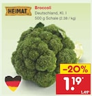 Broccoli im Angebot bei Netto Marken-Discount in Leverkusen Broccoli Angebote von HEIMAT bei Netto Marken-Discount Leverkusen für 1,19 €