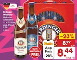 Weißbier Angebote von Erdinger bei Netto Marken-Discount Kiel für 8,44 €
