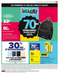 Prix et réduction UHU dans le prospectus Carrefour en cours Offre UHU dans le catalogue Carrefour du moment à la page 45