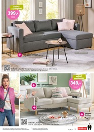 Ecksofa im Höffner Prospekt "150 JAHRE MÖBEL POWER" auf Seite 11