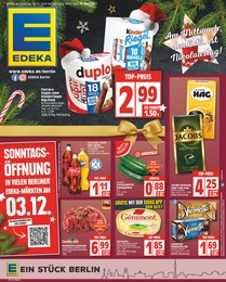 Cola Angebot & Preis im aktuellen EDEKA Prospekt Cola Angebot im aktuellen EDEKA Prospekt auf Seite 1
