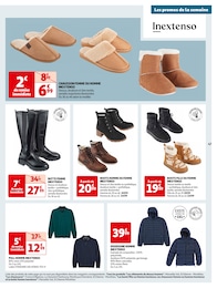 Offre Chaussons Homme dans le catalogue Auchan Hypermarché du moment à la page 47