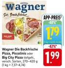 Die Backfrische Pizza Angebote von Wagner bei E center Lahr für 1,79 €