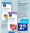 Isländisch-Moos-Halspastillen mit Minz-Geschmack oder Isländisch-Moos-Halspastillen mit Beeren-Geschmack von Vitalis im aktuellen ALDI SÜD Prospekt für 2,15 €