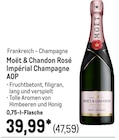 Rosé Impérial Champagne AOP im Angebot bei METRO in Worms Rosé Impérial Champagne AOP Angebote von Moët & Chandon bei METRO Worms für 47,59 €