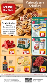 REWE Prospekt der Woche "Dein Markt" Seite 1, 17.11.2025 bis 22.11.2025 für Beckum Aktueller REWE Prospekt "Dein Markt" Seite 1 von 28 Seiten für Beckum