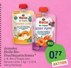 BIO Fruchtquetschmus von Holle im aktuellen tegut Prospekt für 0,77 €
