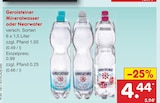 Mineralwasser oder Nearwater im Netto Marken-Discount Prospekt Mineralwasser oder Nearwater von Gerolsteiner im aktuellen Netto Marken-Discount Prospekt für 4,44 €