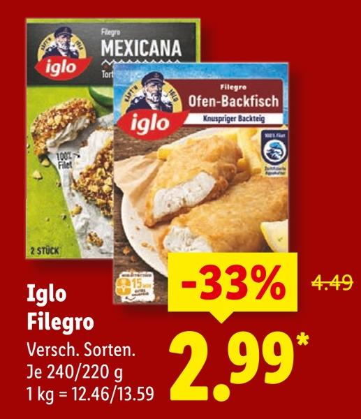 Filegro Ofen-Backfisch