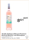 A.O.P. Coteaux d’Aix-en-Provence rosé Biologique à Monoprix dans Aigaliers
