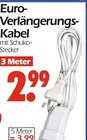 Euro-Verlängerungs-Kabel Angebote bei Wreesmann Freiberg für 2,99 €