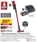 Akku-Stielstaubsauger TE-SV 18 Li-Solo oder Starterkit im Angebot bei toom Baumarkt in Chemnitz Akku-Stielstaubsauger TE-SV 18 Li-Solo oder Starterkit Angebote von Einhell bei toom Baumarkt Chemnitz für 19,99 €