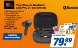 Aktuelles True-Wireless Kopfhörer LIVE PRO 2 TWS schwarz Angebot bei expert in Bonn ab 79,99 €