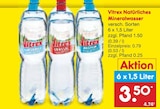 Natürliches Mineralwasser im Angebot bei Netto Marken-Discount in Leverkusen Natürliches Mineralwasser Angebote von Vitrex bei Netto Marken-Discount Leverkusen für 0,79 €