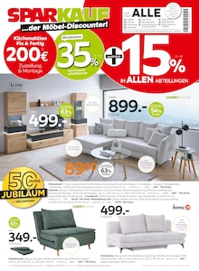 Sofa im Sparkauf Prospekt "Küchenaktion Fix & Fertig" mit 16 Seiten (Heilbronn)