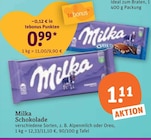 Schokolade bei tegut im Prospekt "" für 0,99 €
