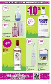 Vodka Angebote im Prospekt "OUI À LA CHASSE AUX PROMOS DE PÂQUES !" von Casino Supermarchés auf Seite 15