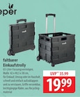 Keeeper Faltbarer Einkaufstrolly Angebote bei famila Nordost Langenhagen für 19,99 €