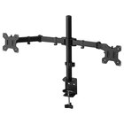 Halter für 2 Bildschirme schwarz im Angebot bei IKEA in Saarbrücken Halter für 2 Bildschirme schwarz Angebote von STUBBERGET bei IKEA Saarbrücken für 29,99 €