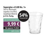 Superglas »CLUB No. 1« bei E center im Speyer Prospekt für 9,99 €