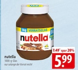 Aktuelles Nutella Angebot bei famila Nordost in Lüneburg ab 5,99 €
