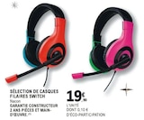 Sélection de casques filaires switch - NACON en promo chez E.Leclerc Fontenay-sous-Bois à 19,90 €