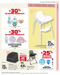 Offre Chaise Haute Bébé dans le catalogue Carrefour du moment à la page 57