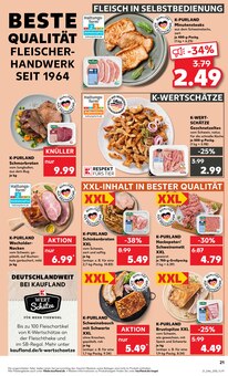 Schweinebauch im Kaufland Prospekt "KNÜLLER" mit 64 Seiten (Heidelberg)